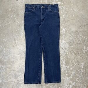 Wrangler Jeans Mens 36x30 Blue Denim Sliver Cowboy 933SEDD‎ Pants Western